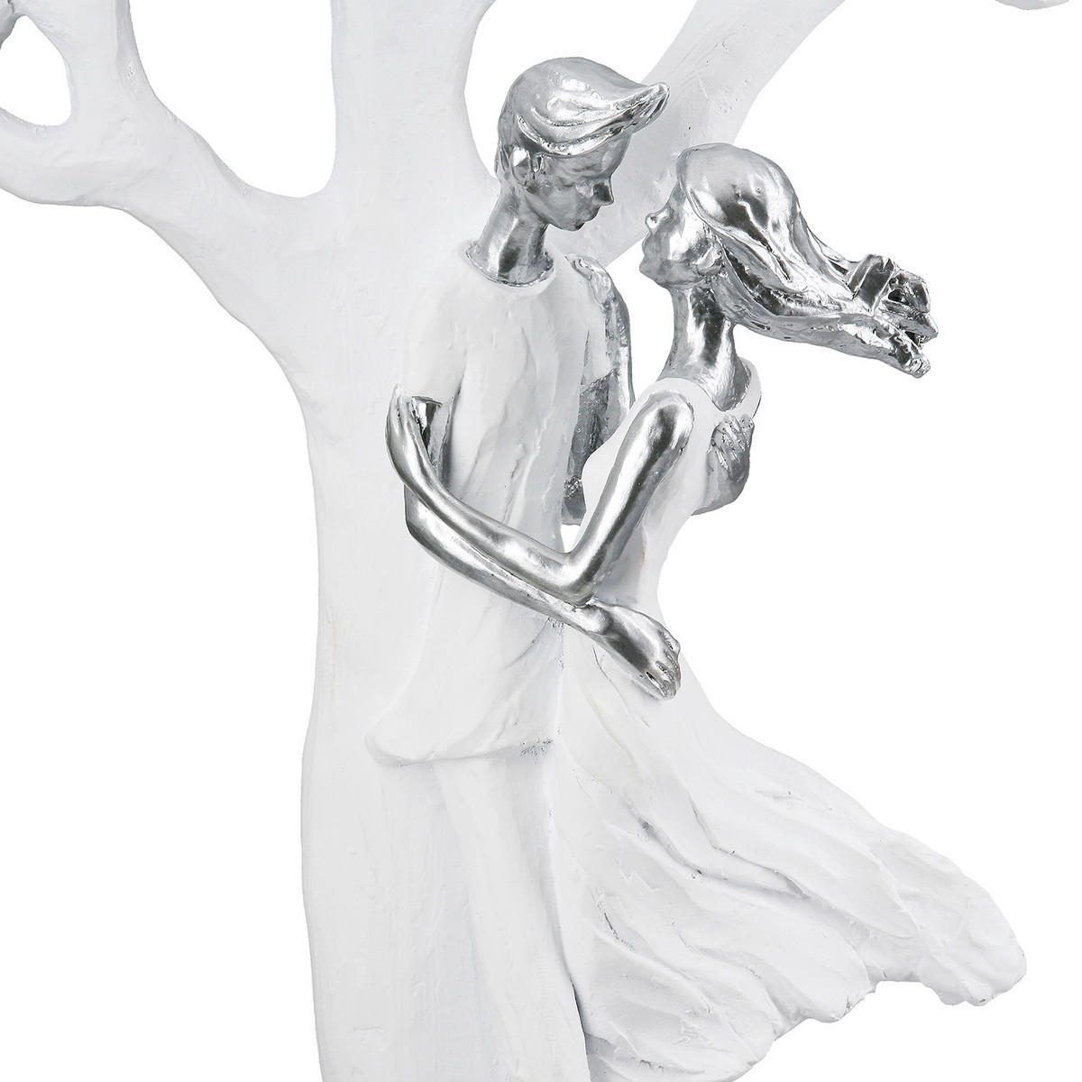 SKULPTUR - Weiß, LIFESTYLE, Kunststoff (32/44/13cm)