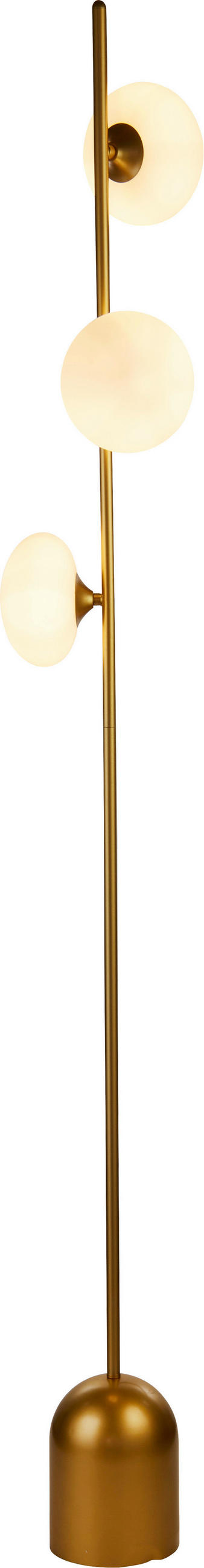 LAMPADAR - alb/auriu, Basics, sticlă/metal (20/170,5/23cm)