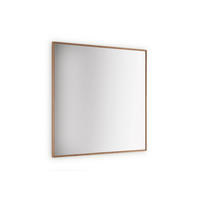 WANDSPIEGEL 80/80/3 cm  - Eichefarben, Natur, Glas/Holz (80/80/3cm) - Linea Natura