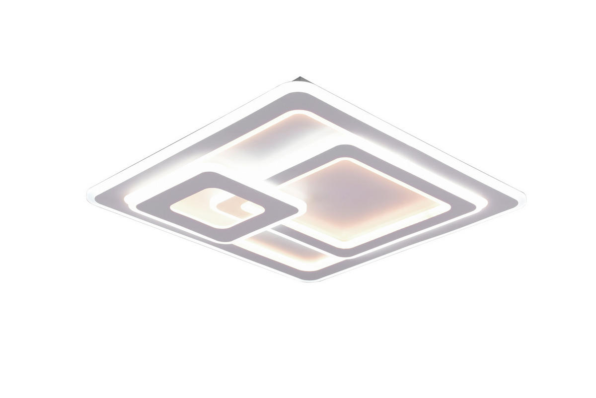 LED-TAKLAMPA 76 W  - vit, Lifestyle, metall/plast (51,5/51,5/7cm) - Novel