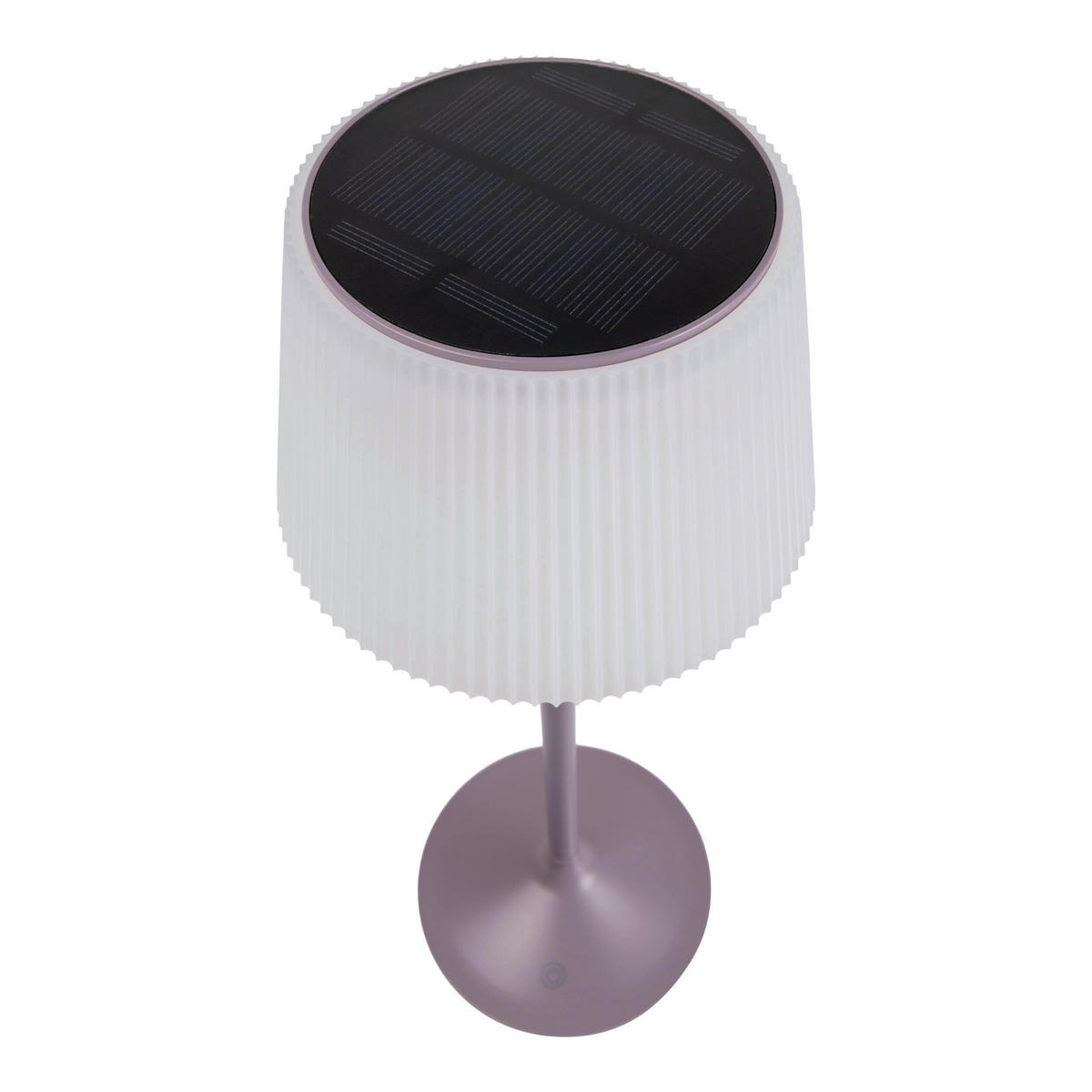 SOLARLEUCHTE  - Brombeere/Weiß, Trend, Kunststoff/Metall (13/38cm) - Näve