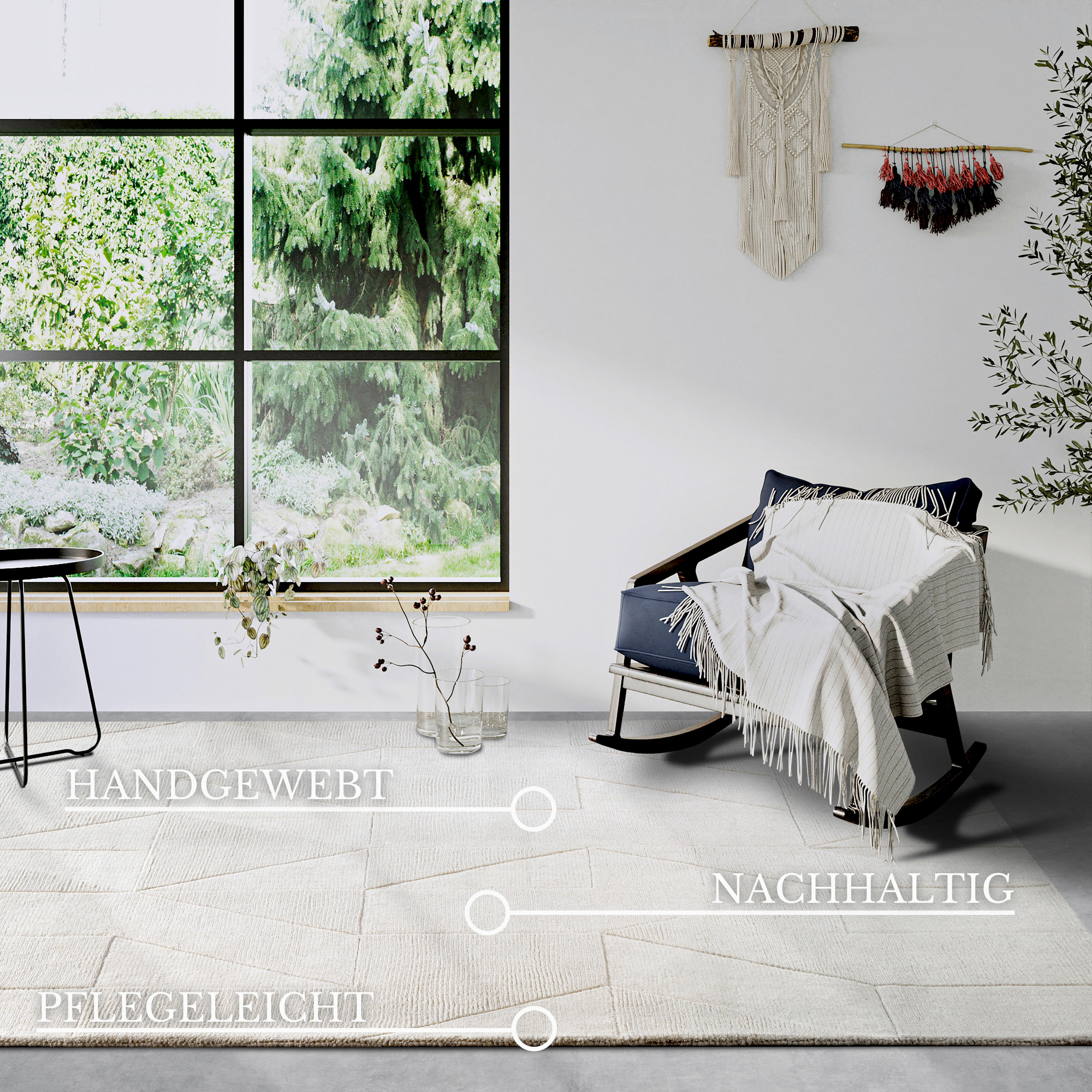 HANDWEBTEPPICH 80/150 cm Kollektion 1906 Creme  - Creme, Design, Textil (80/150cm) - Villeroy & Boch