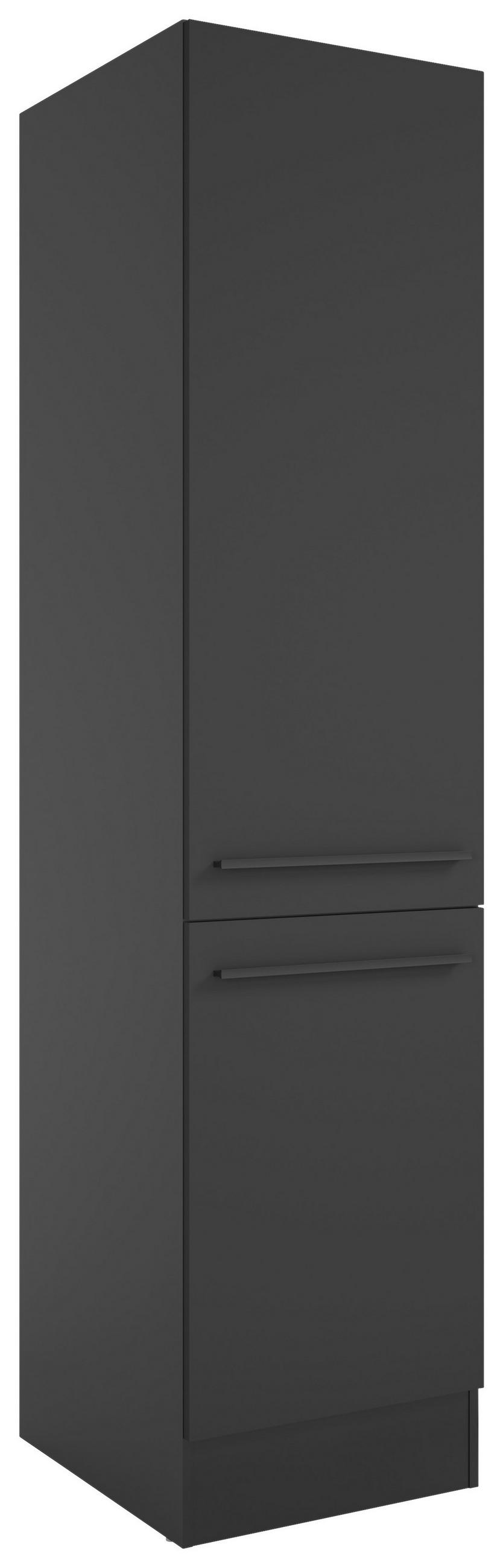 APOTHEKERSCHRANK 50/211/57 cm  in Schwarz  - Schwarz, Design, Holzwerkstoff/Kunststoff (50/211/57cm) - MID.YOU