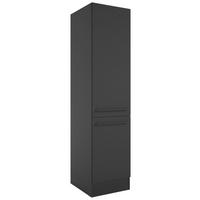 APOTHEKERSCHRANK 50/211/57 cm  in Schwarz  - Schwarz, Design, Holzwerkstoff/Kunststoff (50/211/57cm) - MID.YOU