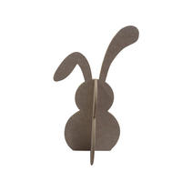 DEKOHASE   - Ecru, Basics, Textil (29,5/53/24,5cm)