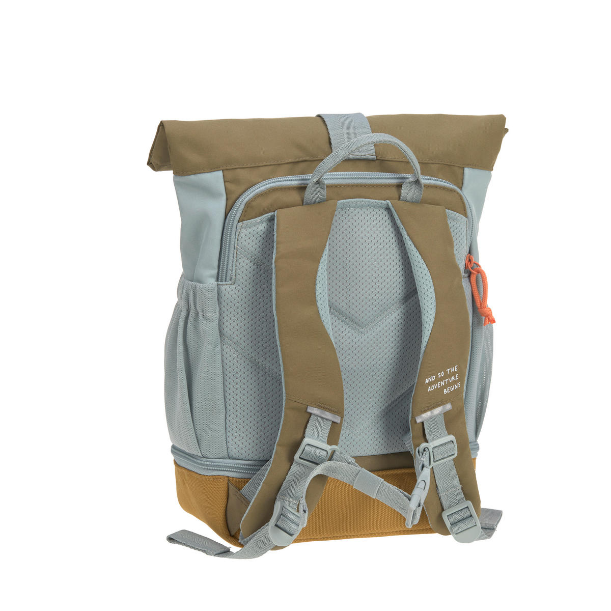 KINDERRUCKSACK Rolltop  - Hellblau, Basics, Textil (23/11/32,5cm) - Lässig