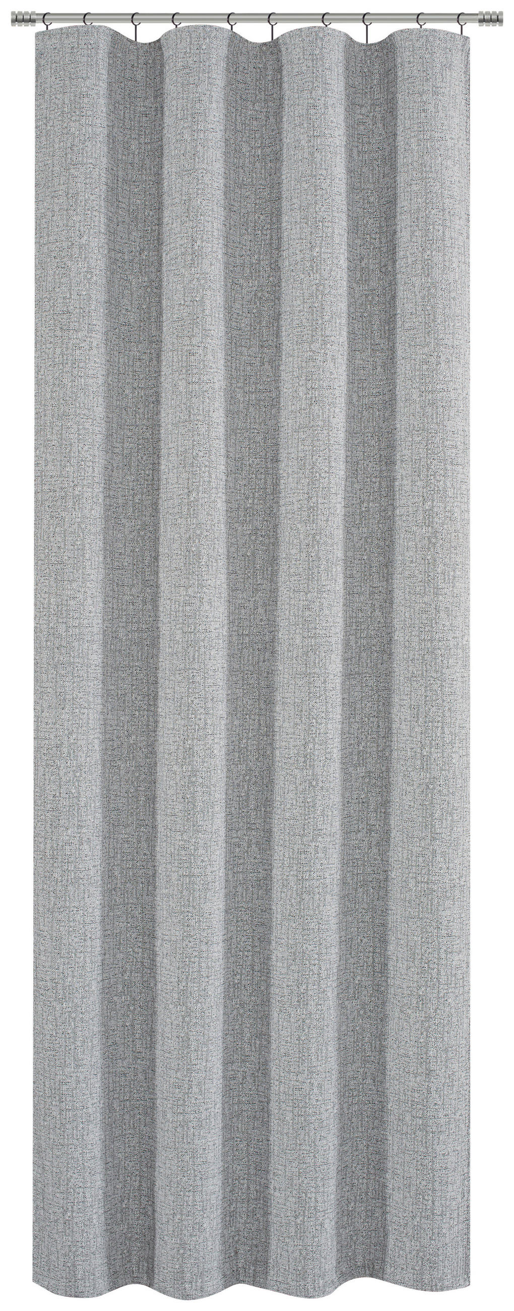 HOTOVÝ ZÁVĚS, neprůsvitné, 135/255 cm - šedá, Design, textil (135/255cm) - Esposa
