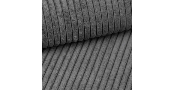 SCHLAFSOFA  mit Rücken echt, Armteil links, Armteil rechts Cord Anthrazit  - Anthrazit/Schwarz, Design, Kunststoff/Textil (261/95/108cm) - Xora