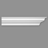 ZIERLEISTE 200/9,5/9 cm Weiß Kunststoff  - Weiß, Design, Kunststoff (200/9,5/9cm)