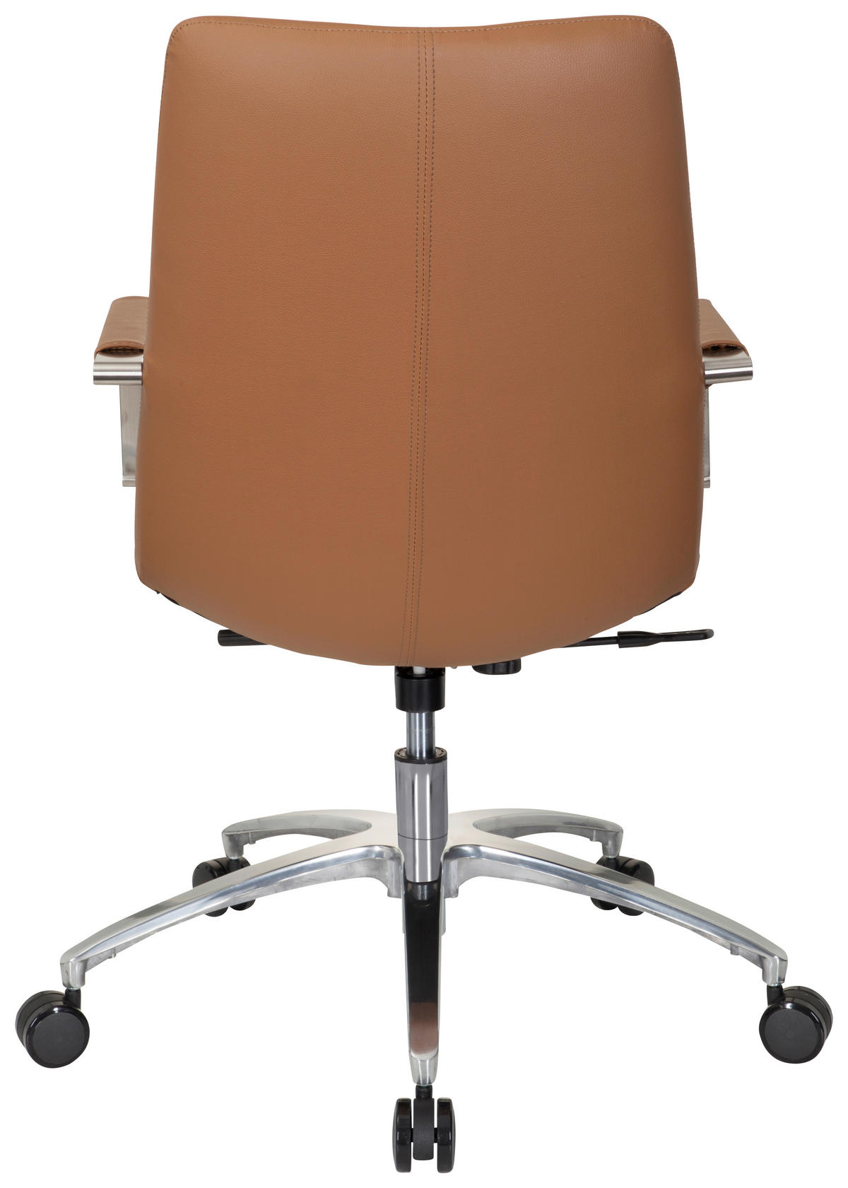 DREHSTUHL Lederlook Braun  - Braun, MODERN, Kunststoff/Textil (56/101/73cm) - MID.YOU