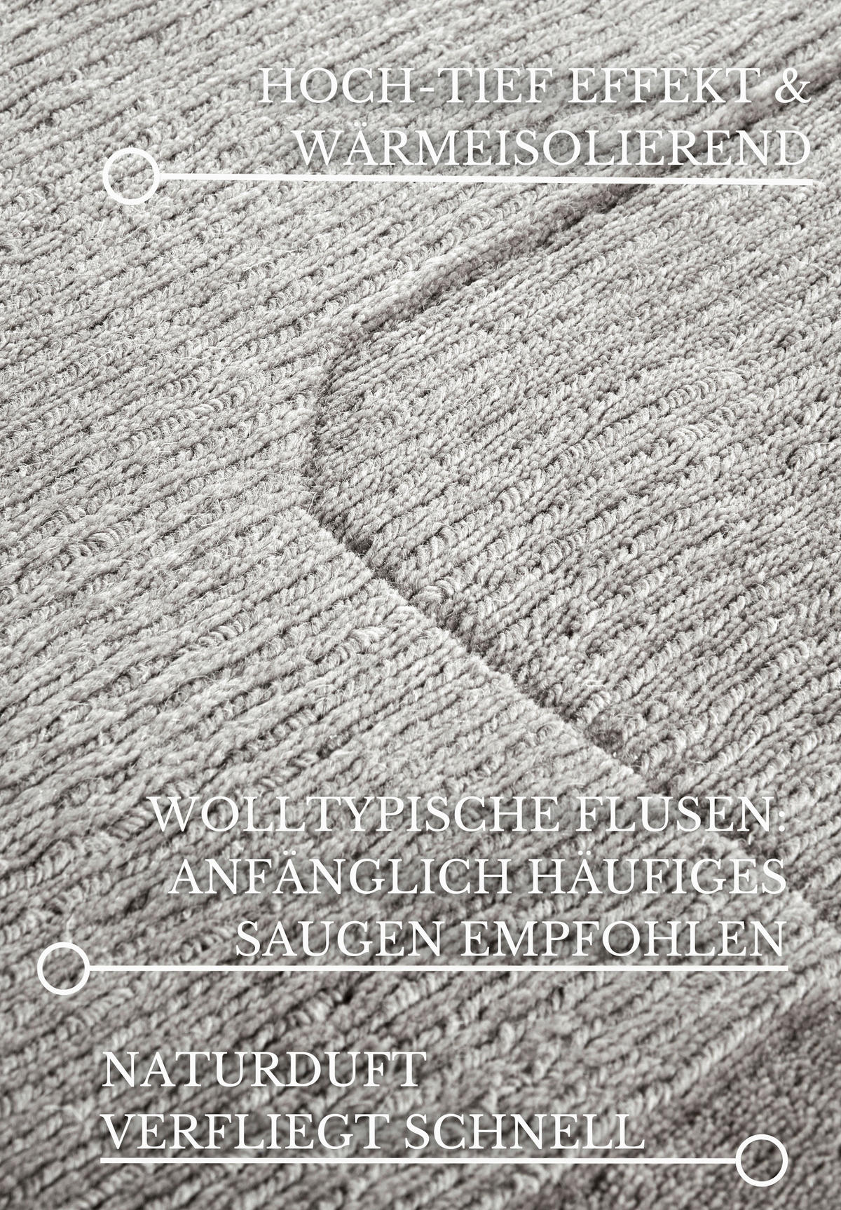 HANDWEBTEPPICH 190/280 cm Kollektion 1906 Grau  - Grau, Design, Textil (190/280cm) - Villeroy & Boch