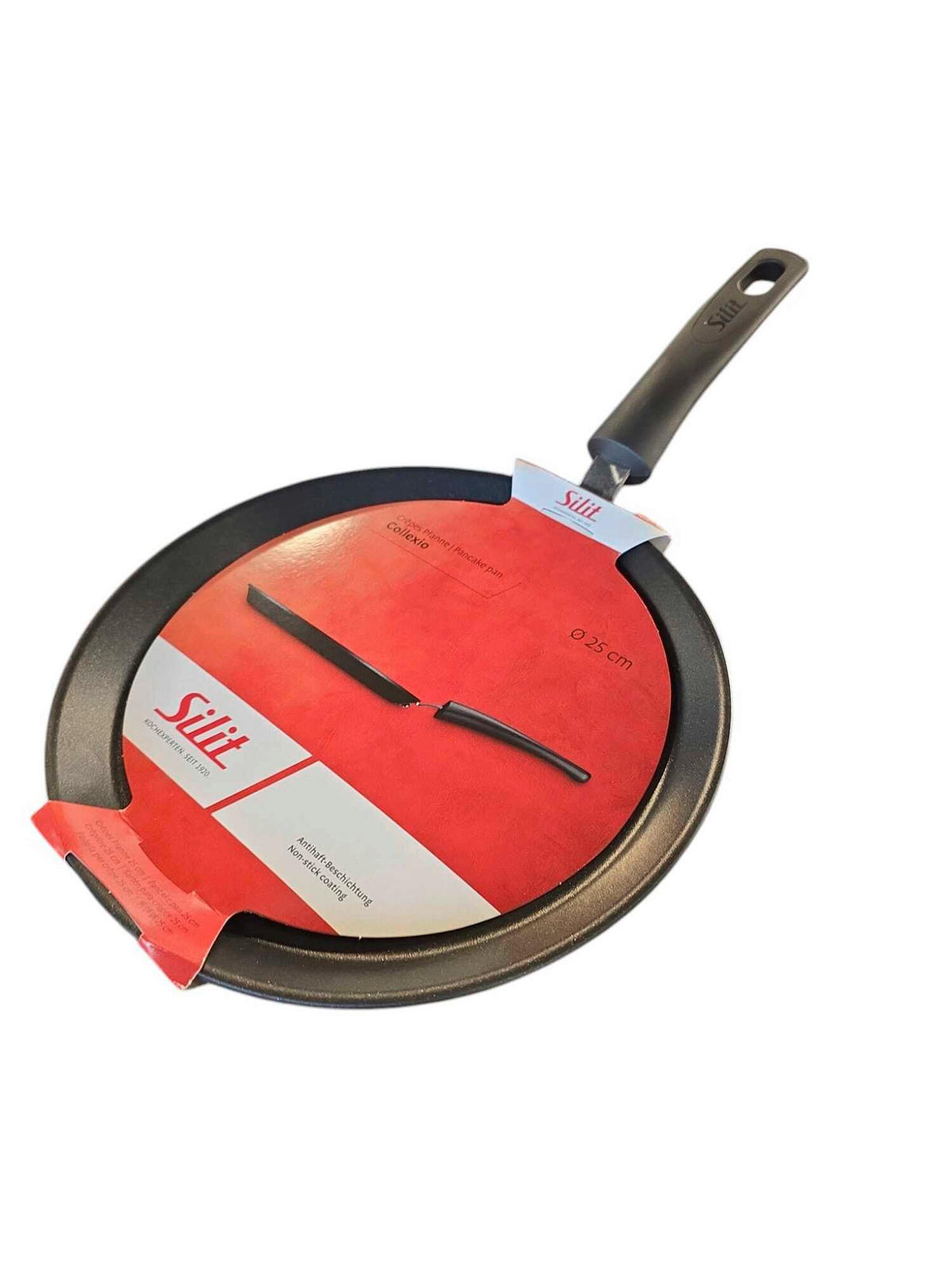 TIGANJ ZA PALAČINKE  25 cm     - crna, Osnovno, metal (25cm) - Silit