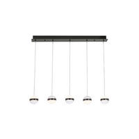 LED-HÄNGELEUCHTE Bedford 107/12/150 cm   - Schwarz, Design, Kunststoff/Metall (107/12/150cm) - Novel