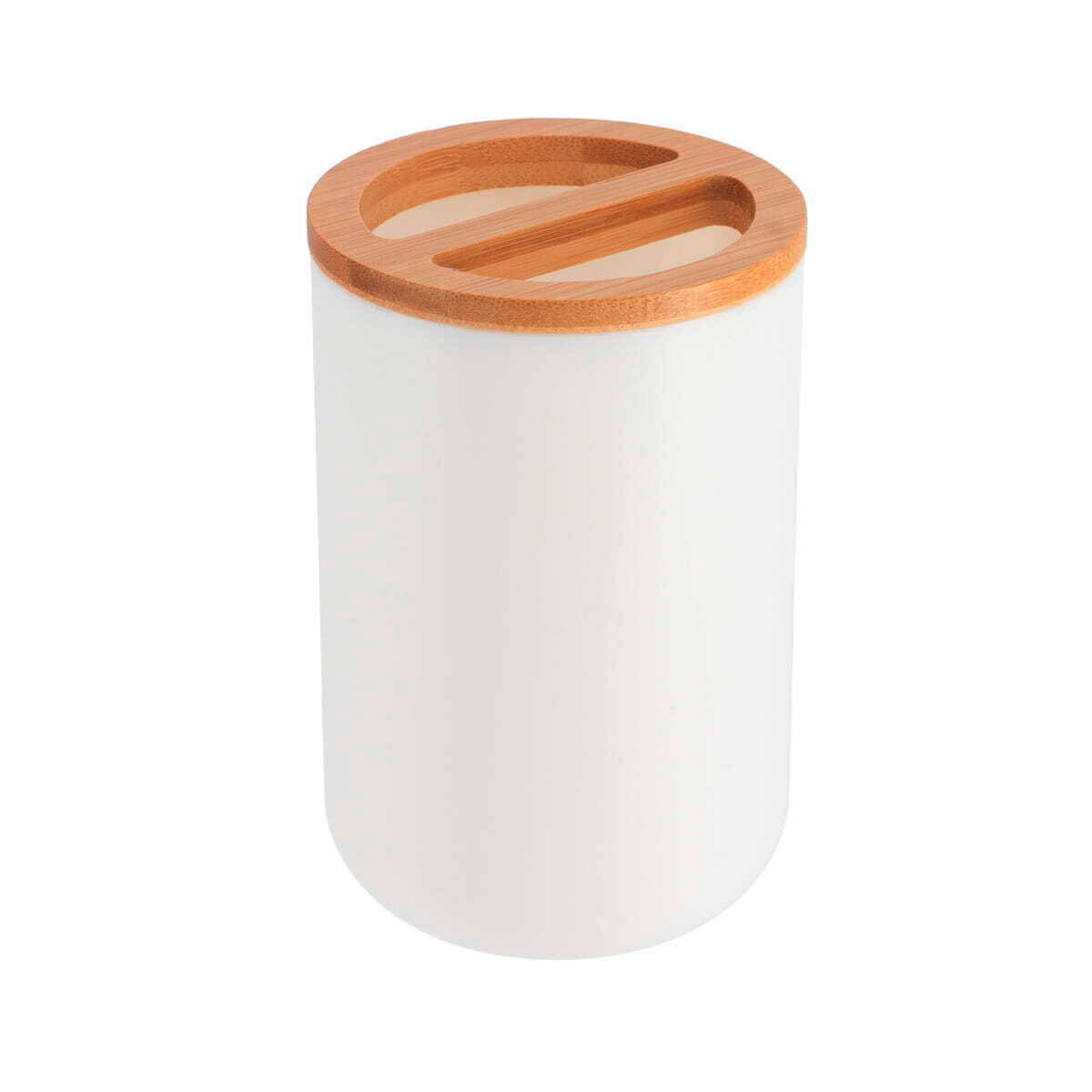 DRŽAČ ČETKICA ZA ZUBE bijela plastika TENDANCE - bijela, Basics, plastika (7,2/11/7,2cm) - Homeware