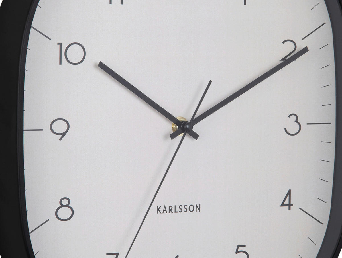 WANDUHR Grato Grau  - Grau, Basics, Metall (29cm) - Karlsson
