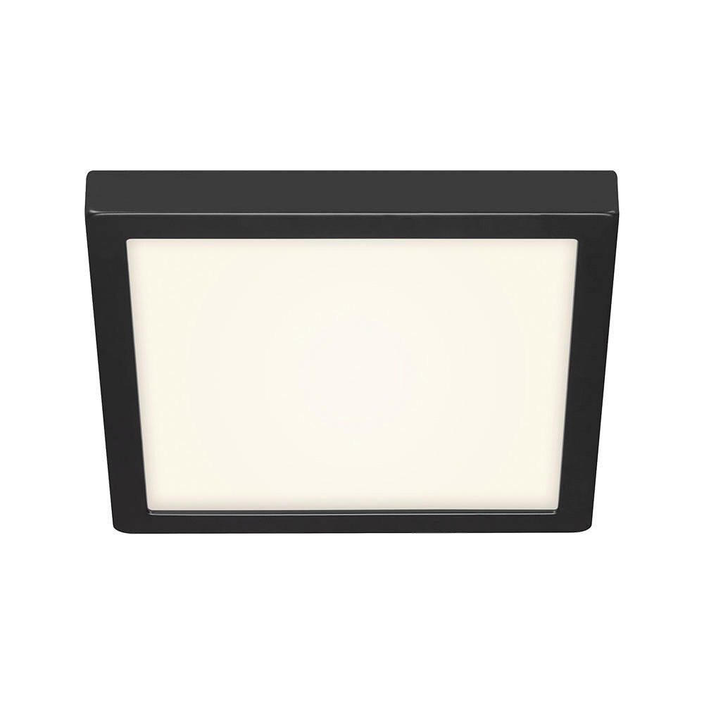 LED-DECKENLEUCHTE  30 cm  - Schwarz/Weiß, Design, Kunststoff/Metall (30cm) - Globo