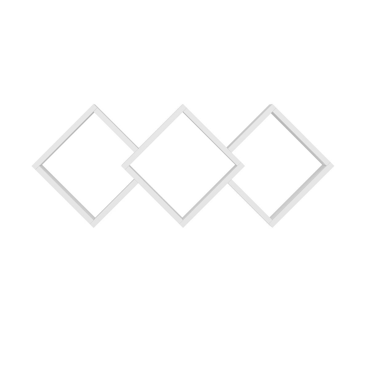 WANDREGAL Weiß  - Weiß, Design, Holzwerkstoff (102/42/20cm) - Livetastic