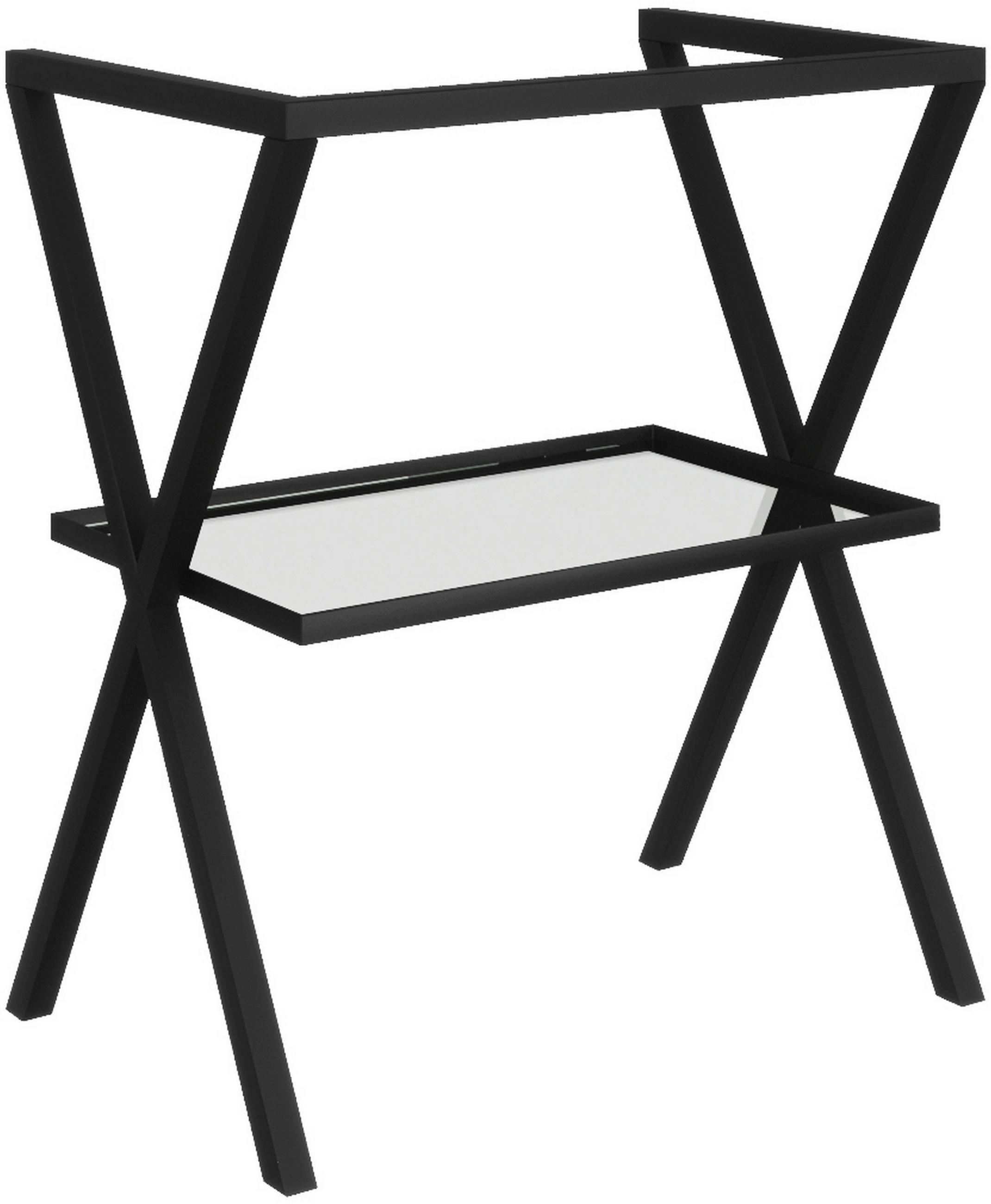 WASCHTISCHKOMBI 120 cm  - Schwarz/Weiß, Design, Glas/Holzwerkstoff (120cm) - Voleo