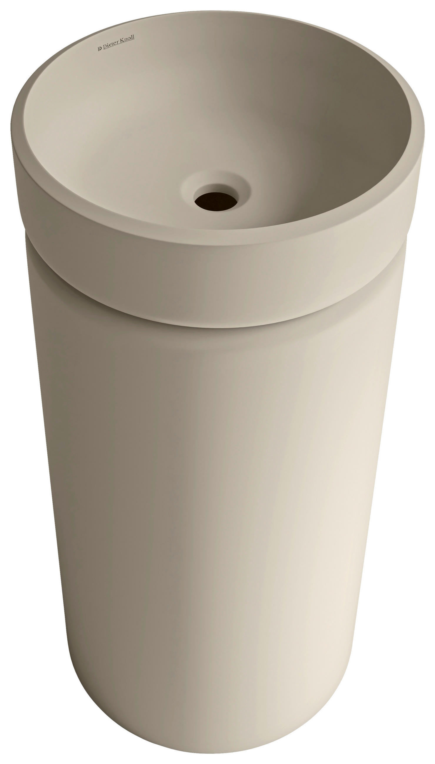 WASCHBECKEN 40/85/40 cm  - Creme, Basics, Stein (40/85/40cm) - Dieter Knoll
