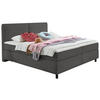 BOXSPRINGBETT 160/200 cm  in Anthrazit  - Anthrazit/Schwarz, Konventionell, Kunststoff/Textil (160/200cm) - Hom`in