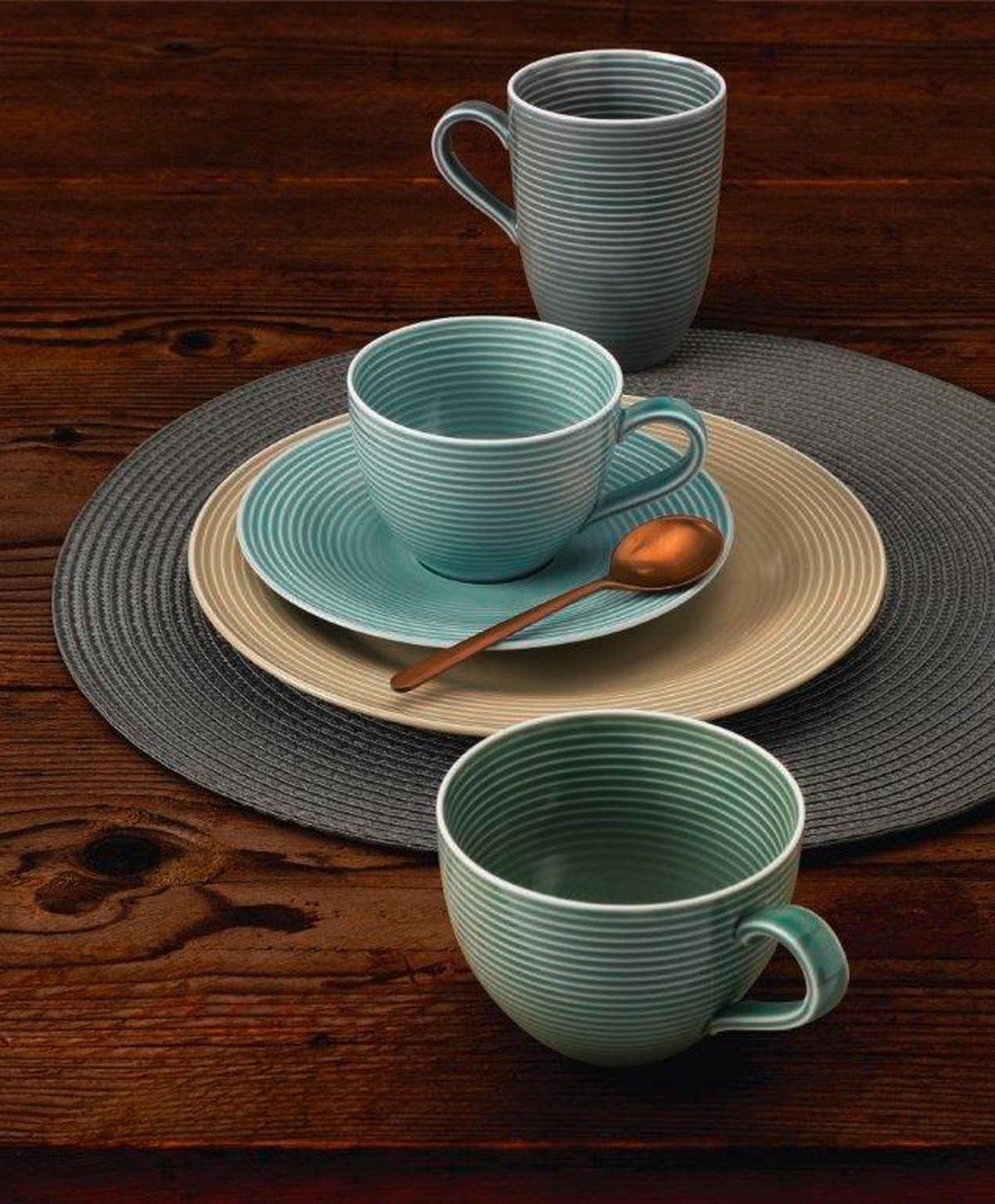 FRÜHSTÜCKSTELLER Beat salbeigrün uni  23,3 cm   - Mintgrün, LIFESTYLE, Keramik (23,3cm) - Seltmann Weiden
