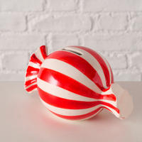 SPARDOSE - Rot/Weiß, Basics, Keramik (16/11/10cm) - Boltze Home