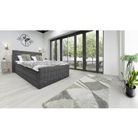 POSTEL BOXSPRING, 180/200 cm, černá - černá, Moderní, textil (180/200cm) - Livetastic