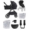 KOMBIKINDERWAGEN  Finiti 2in1  Eclipse  - Schwarz, Basics, Textil/Metall (60/109/87/60/109/87/60/109/87cm) - JOIE SIGNATURE