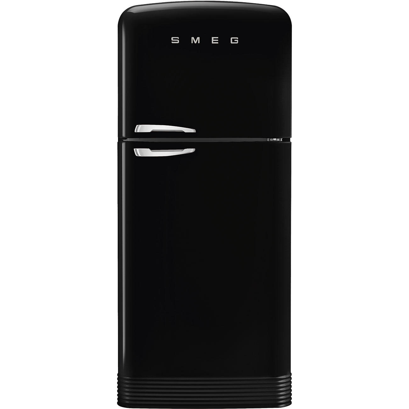 KÜHL-GEFRIER-KOMBINATION FAB50RBL5  - Schwarz, Basics, Metall (79,6/192,1/80,5cm) - SMEG