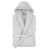 BADEMANTEL S Unisex  - Silberfarben, Basics, Textil (Snull) - Esposa