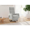 RELAXSESSEL in Textil Hellgrau  - Hellgrau/Schwarz, KONVENTIONELL, Textil/Metall (71/110/82cm) - Sit & More