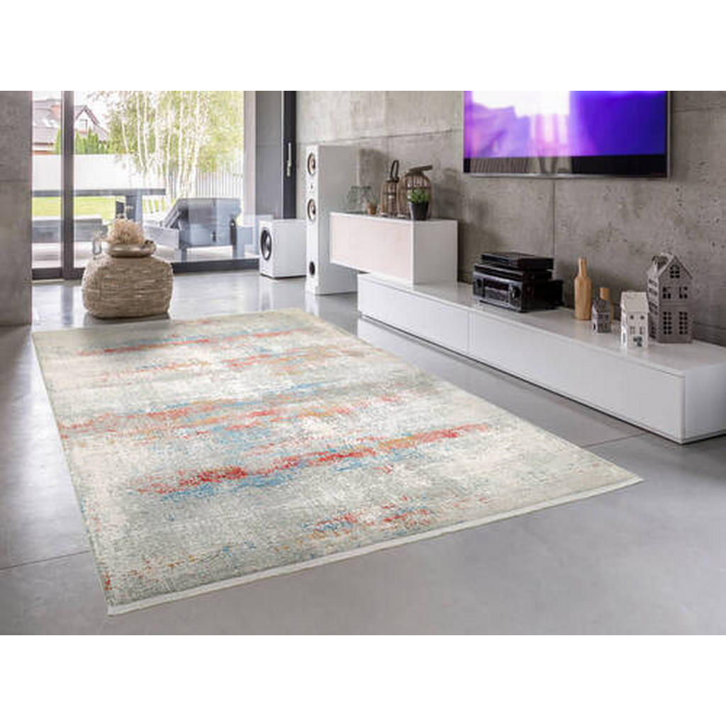 Thumbnail - Dieter Knoll Vintage-Teppich Spotlight Libertas, Mehrfarbig, Textil, Abstraktes, rechteckig, 67x130 cm, Oeko-Tex® Standa...