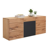 SIDEBOARD V-Alpin  in 192/82/51,6 cm  - Eichefarben/Anthrazit, Design, Glas/Holz (192/82/51,6cm) - Voglauer