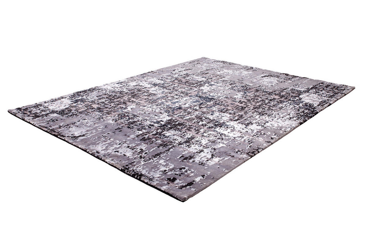 COVOR CU ȚESĂTURĂ PLATĂ  - argintiu, Basics, textil (160/230cm) - Obsession