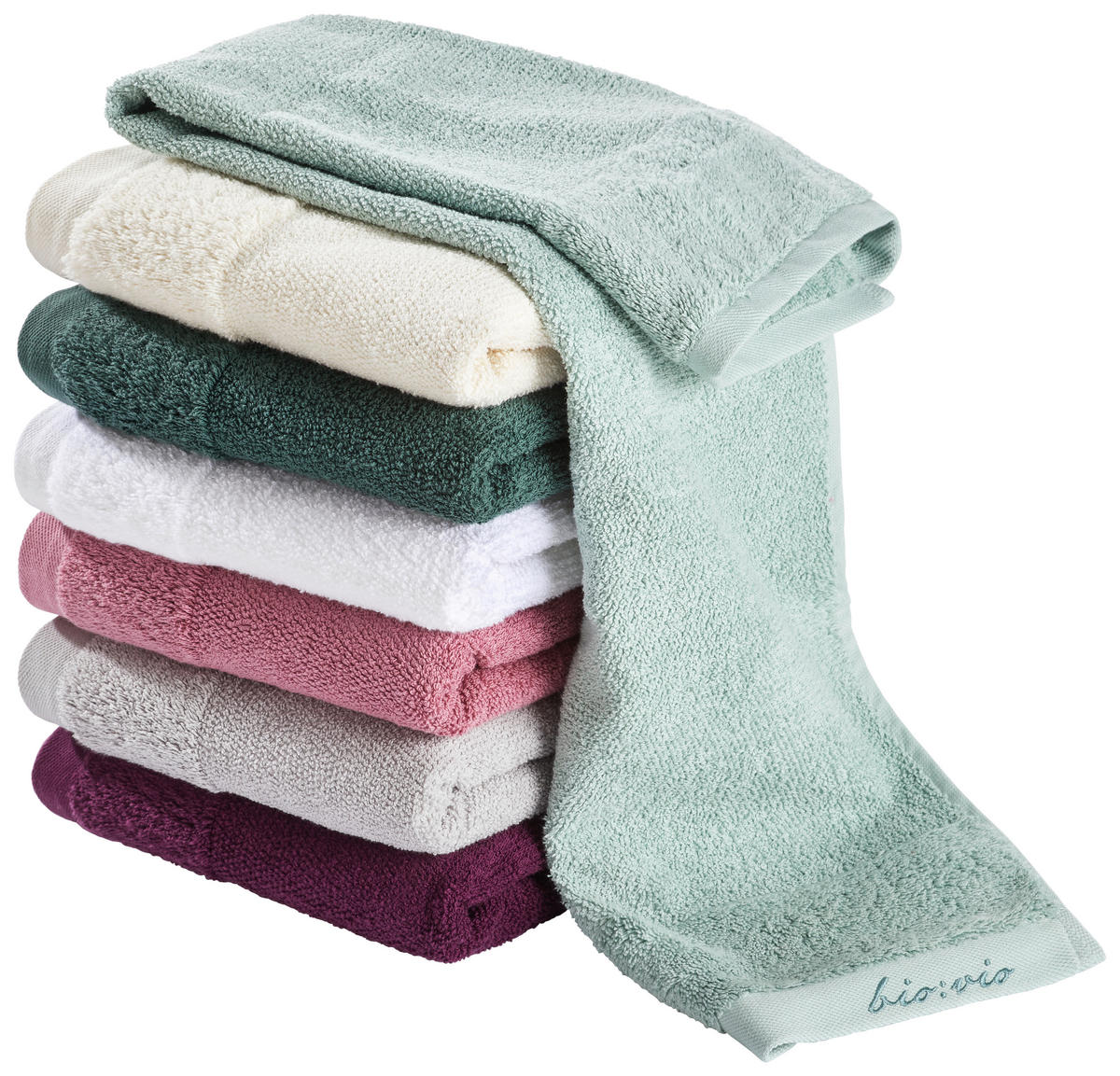 KÉZTÖRLŐ 50/100 cm fehér  - fehér, Natur, textil (50/100cm) - Bio:Vio