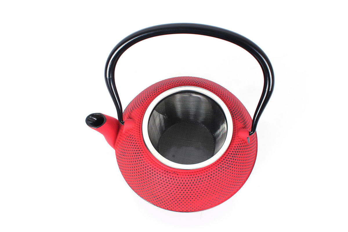 TEEKANNENSET  - Rot, Basics, Metall (1100ml) - Echtwerk