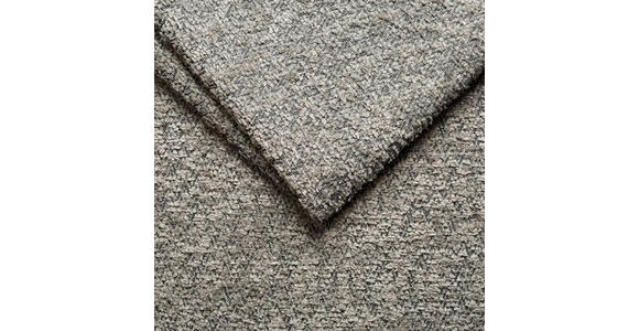 HOCKER in Textil Grau  - Schwarz/Grau, KONVENTIONELL, Textil/Metall (99/46/77cm) - Carryhome