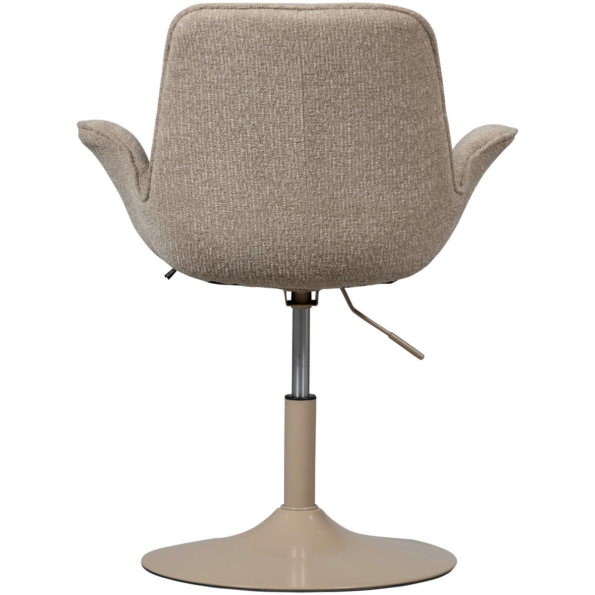 ARMLEHNSTUHL   Webstoff  - Sandfarben, MODERN, Textil/Metall (70/90/66cm) - Livetastic