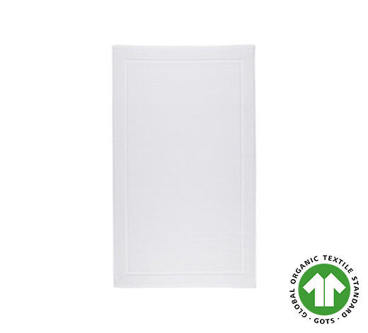 BADEMATTE Bonita 70/120 cm - Weiß, Basics, Textil (70/120cm) - Bio:Vio