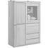 KOMODA HIGHBOARD, jádrový buk, barvy buku - šedá/barvy buku, Konvenční, dřevo/kompozitní dřevo (98/140/38cm) - Voleo KOMODA HIGHBOARD, jádrový buk, barvy buku - šedá/barvy buku, Konvenční, dřevo/kompozitní dřevo (98/140/38cm) - Voleo