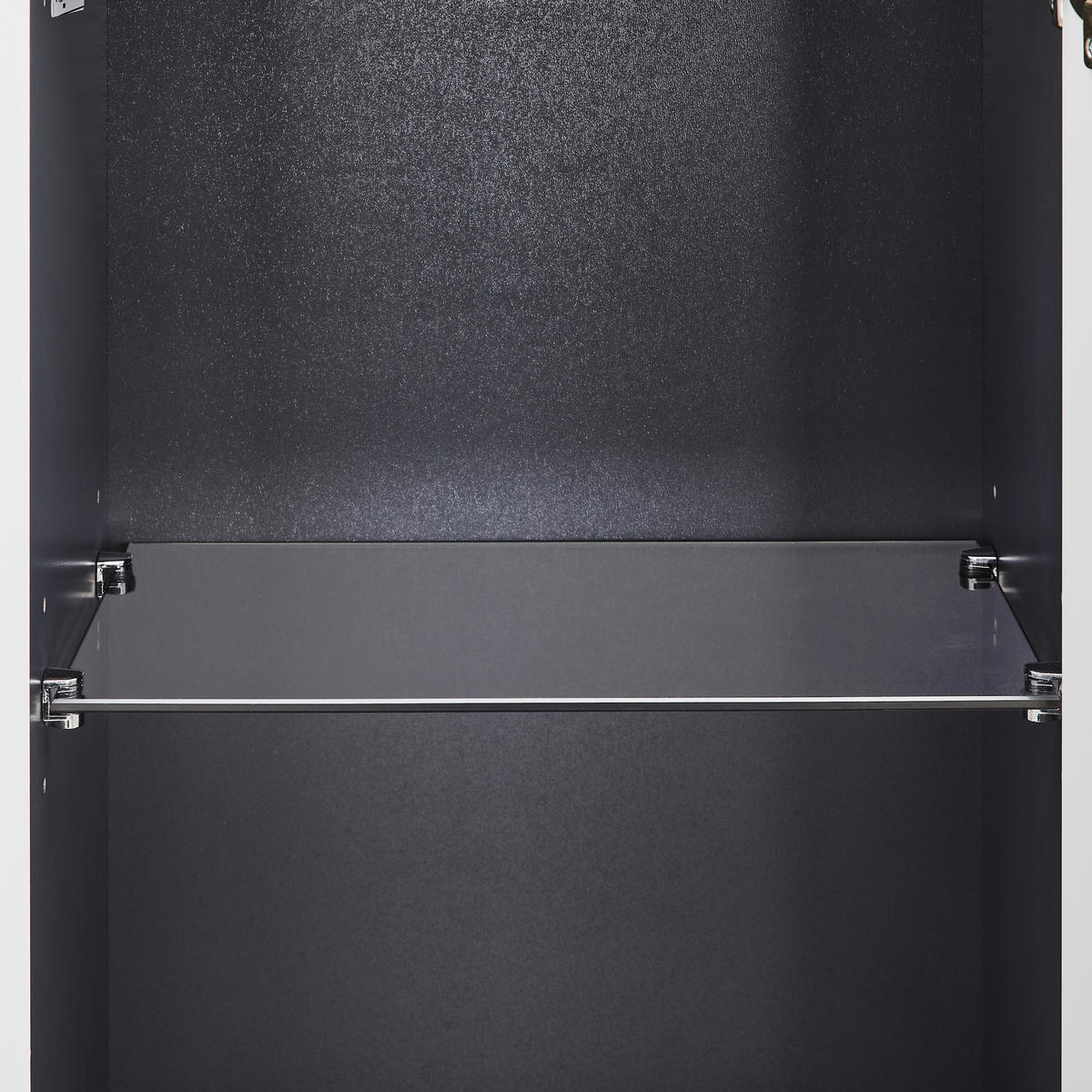 MIDISCHRANK 40/138/27 cm  - Weiß, MODERN, Glas/Holzwerkstoff (40/138/27cm) - MID.YOU