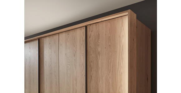 DREHTÜRENSCHRANK 299,2/229,4/59,5 cm 6-türig Eichefarben  - Eichefarben/Anthrazit, KONVENTIONELL, Holz/Holzwerkstoff (299,2/229,4/59,5cm) - Dieter Knoll