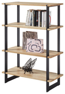 Regal aus Eiche massiv & Metall bestellen Regal Industrial Design aus Eiche und Metall