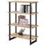 REGAL in 80/113/35 cm Schwarz, Eichefarben - Eichefarben/Schwarz, Design, Holz/Metall (80/113/35cm) - Hom`in REGAL in 80/113/35 cm Schwarz, Eichefarben - Eichefarben/Schwarz, Design, Holz/Metall (80/113/35cm) - Hom`in