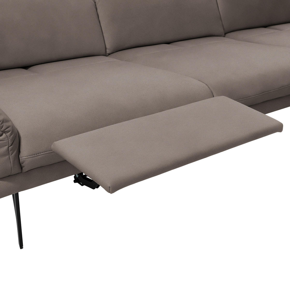 ECKSOFA in Echtleder Fango  308/173 cm  - Fango/Anthrazit, Design, Leder/Metall (308/173cm) - Joop!