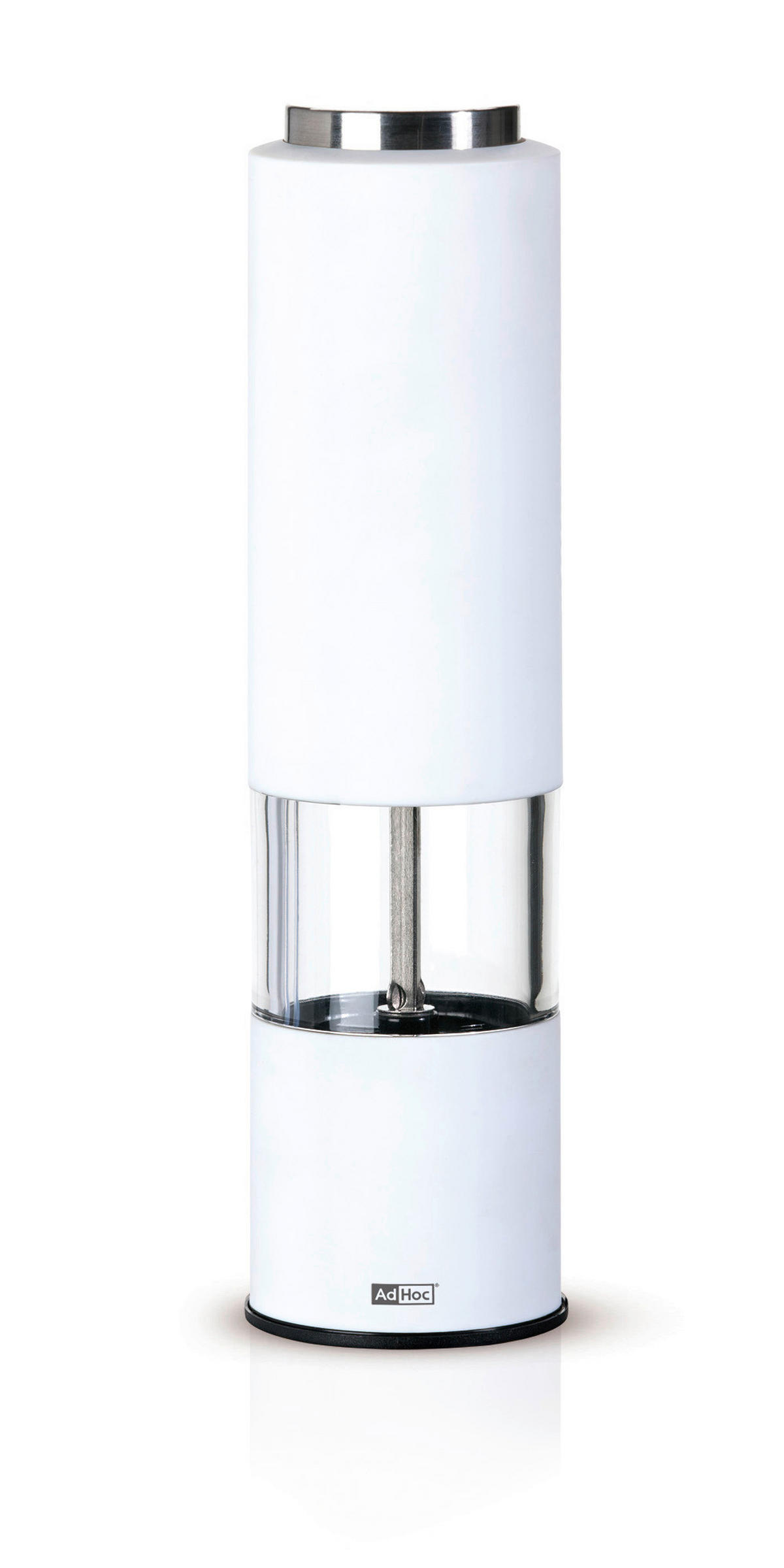 ELEKTR. SALZ-/PFEFFERMÜHLE TROPICA WEIß  - Weiß, Design, Keramik/Kunststoff (5,0/21,5cm) - AdHoc