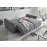 SCHLAFSOFA in Textil, Holzwerkstoff Grau - Pink/Silberfarben, Design, Holzwerkstoff/Kunststoff (250/87/129cm) - Carryhome SCHLAFSOFA in Textil, Holzwerkstoff Grau - Pink/Silberfarben, Design, Holzwerkstoff/Kunststoff (250/87/129cm) - Carryhome