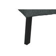 ECKSOFA in Chenille Grau  280/205 cm  - Schwarz/Grau, Design, Textil/Metall (280/205cm) - Xora