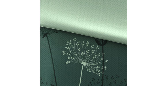 BETTWÄSCHE Mavie Satin 160/210 cm  - Grün, KONVENTIONELL, Textil (160/210cm) - Esposa