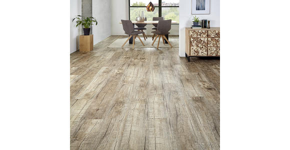 Vinylboden Yosemite Oak per m² - Eichefarben, KONVENTIONELL, Kunststoff (121,3/22,3/0,4cm) - Venda